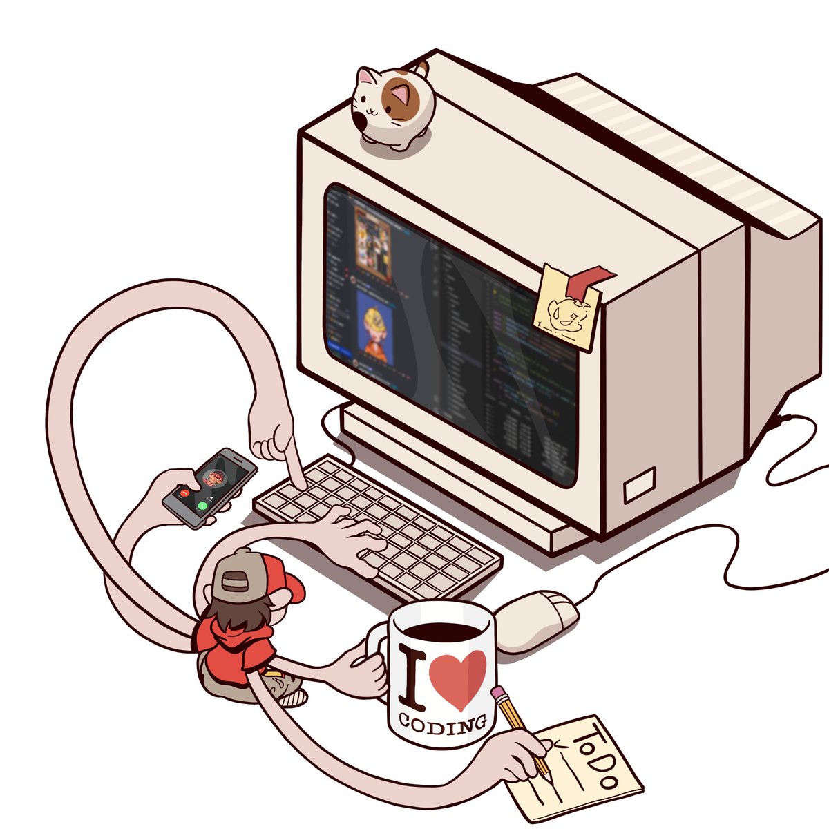 SNACKG_'s tweet photo. GM for those breaking codes all night_ https://t.co/z8tBx3q8ri