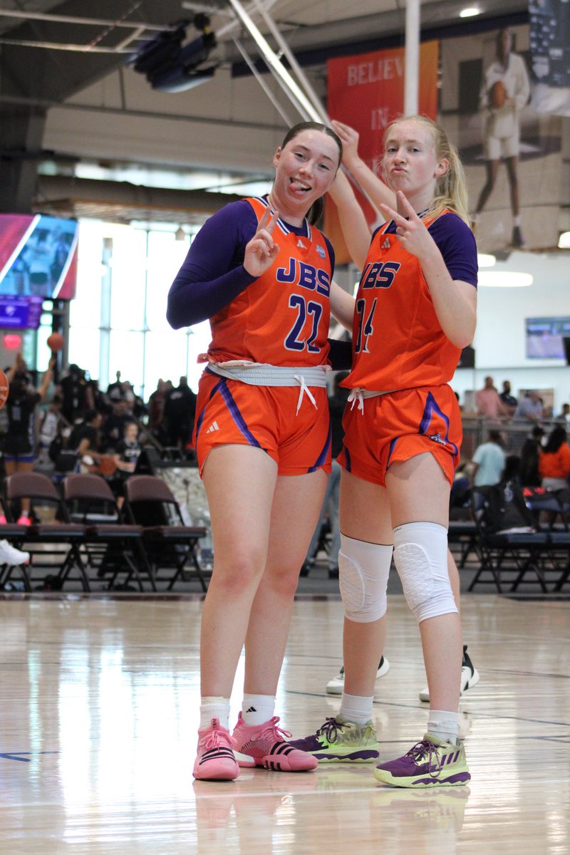 Head over to Court 6 @ 10:50 for JBS! Defense, effort, attitude &amp; communication WILL be 🎯 with lots of unSTATables, playing basketball the right way! Also looking to top the  25 points I dropped Thurs night. 😁 😂 Come 👀 for yourself! Let’s go JBS! 🔥💜🧡#grit