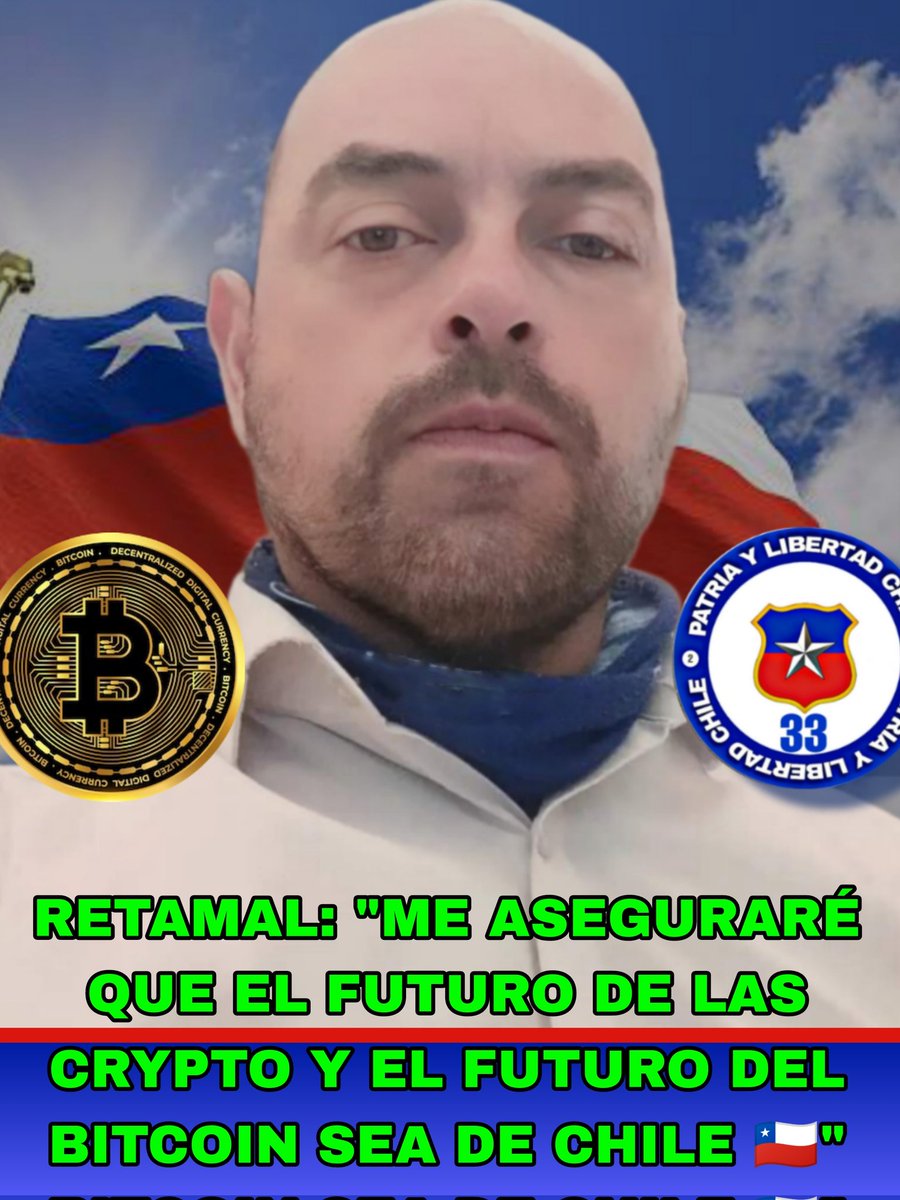 EN MI GOBIERNO ME ASEGURARÉ QUE LA SEDE DE LAS CRYPTO MONEDAS SEA EN CHILE  Y SEA LA MAS IMPORTANTE DEL MUNDO 🌎