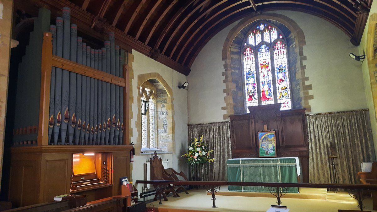 When the organ remained problematic, even after an hour or more curing ciphers, it was fortunate Langport's other Anglican building offered the use of their venue. It was quite a programme to do on a small instrument with no registration aids.