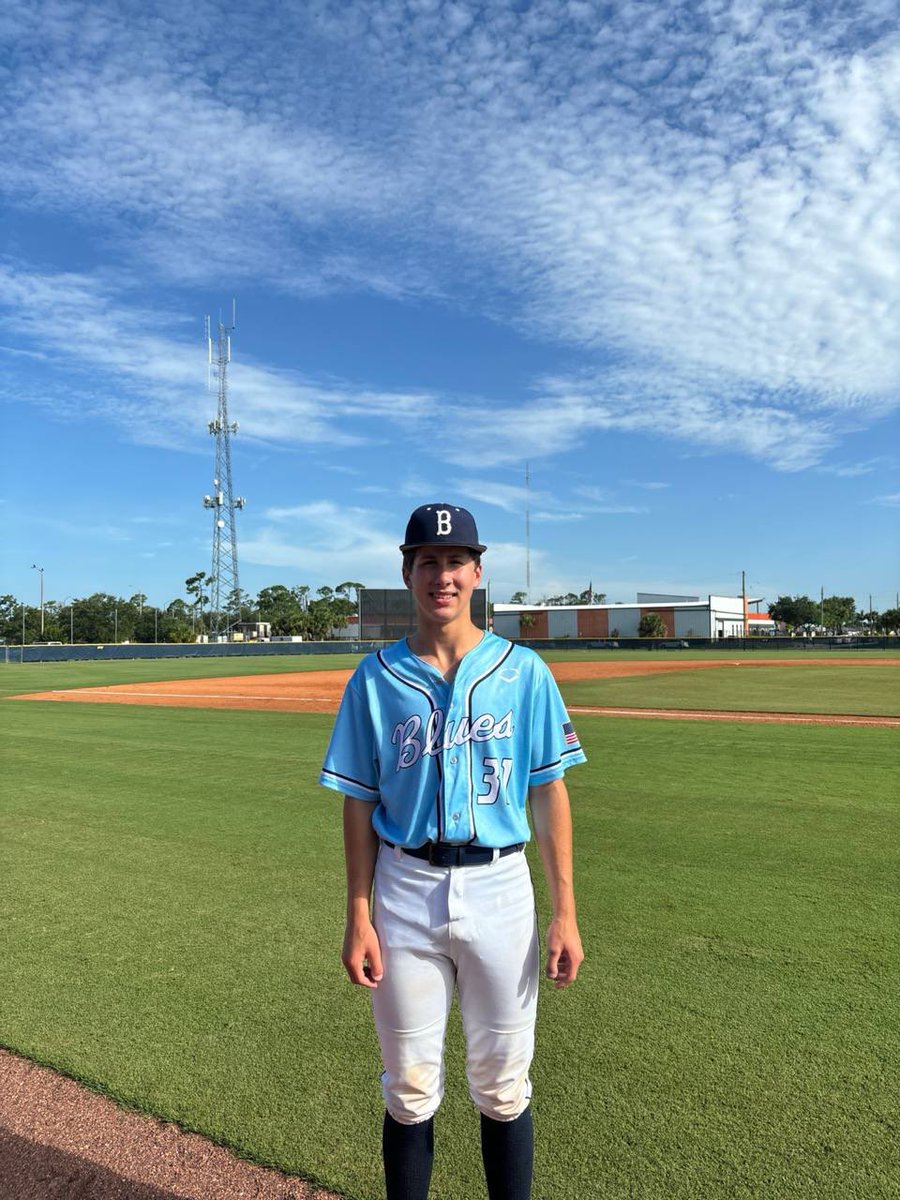 Jakob Murphy
Blues 16U Elite
⁦<a href="/bluesbaseballtn/">Blues Baseball</a>⁩

4 IP, 1 ER, 8 Ks, 0 BB, 4 Hs

⁦<a href="/ProspectWire/">Prospect Wire</a>⁩ 
#PWPoG 
#PWBaseball 🥇🏆