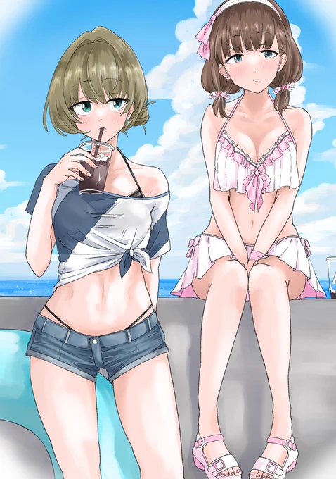 「Pさんまだ来ませんね」「ねー」 