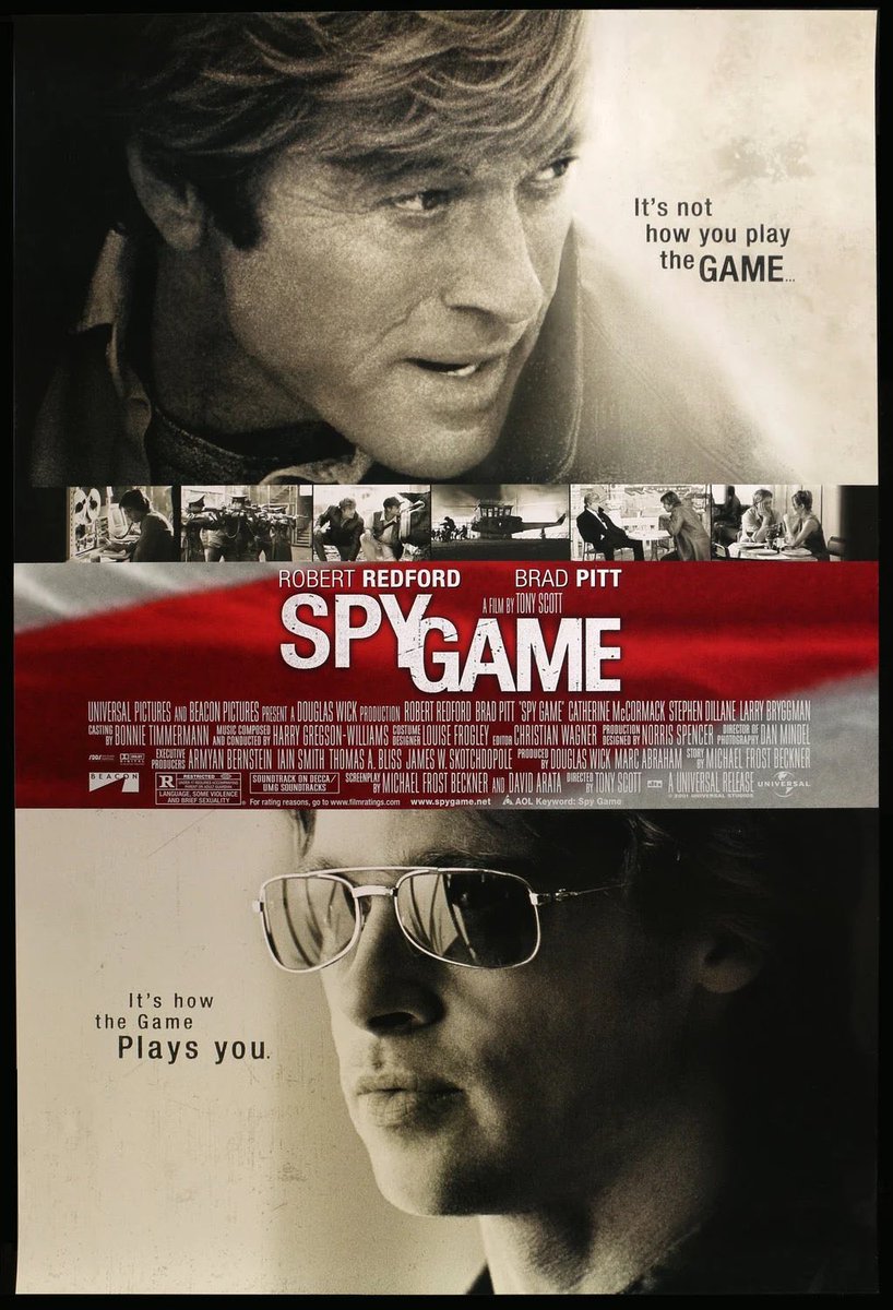 NEW EPISODE: The Spy-Fi Guys return with 2001's "Spy Game," a movie that feels incredibly post-9/11, even though it’s not. Robert Redford mentors Brad Pitt while dodging CIA heads in a tense thriller that goes from 1960s Berlin to 1980s Beirut and beyond.

podcasts.apple.com/us/podcast/the…