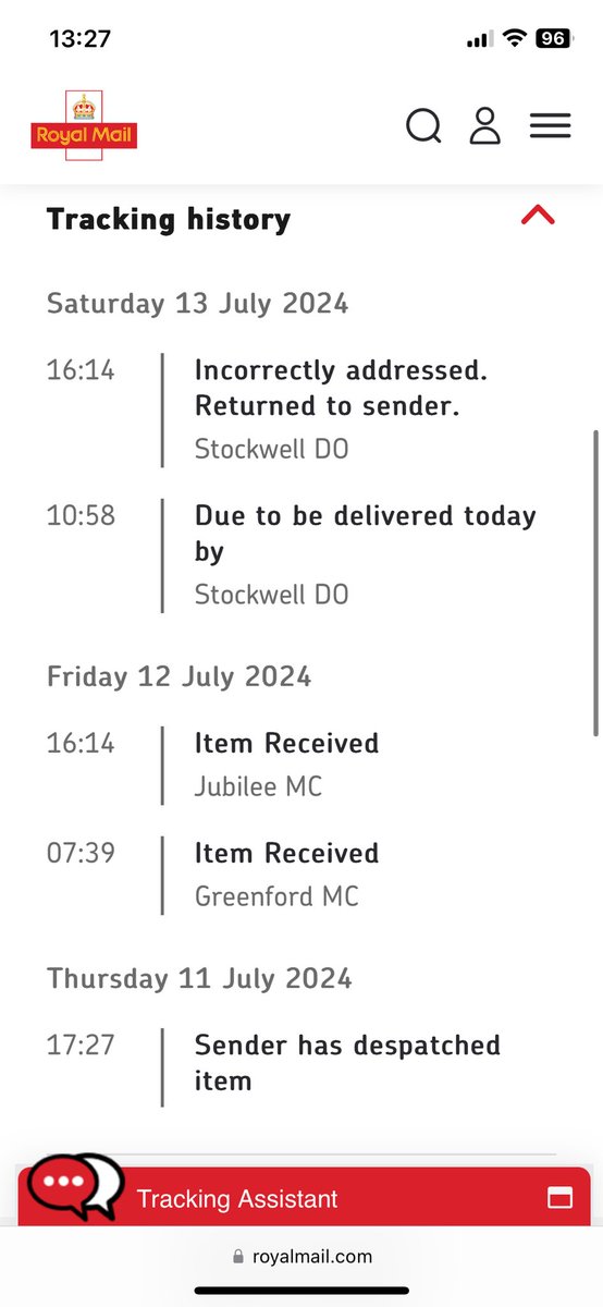 Fabsayshi's tweet photo. @RoyalMail my parcel had been incorrectly addressed? I double checked on the product’s website and I have put the correct address, it’s been 7 days, no news yet, when will I receive it? https://t.co/KH3qx2NjfJ