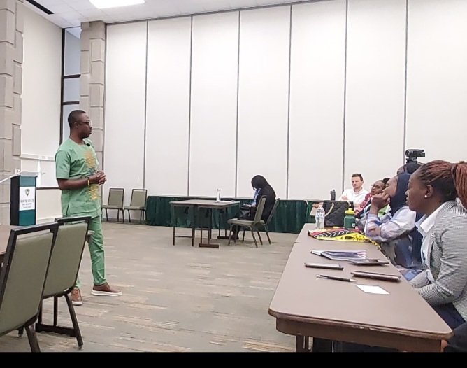 As part of the 2024 Mandela Washington Fellowship Programme <a href="/waynestate/">Wayne State University</a> University, I was privileged to educate community leaders from 19 African nations about the significance of thorough information verification to stop fake news
<a href="/USEmbYaounde/">U.S. Embassy Yaounde</a> <a href="/WashFellowship/">MandelaWshFellowship</a> 
<a href="/DefyhatenowWCA/">#defyhatenow West & Central Africa</a>