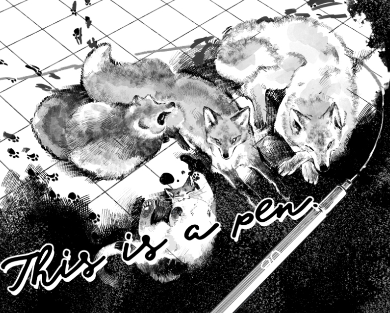 新しい絵とポストカード、画集に収録しなかった今までの全てのモノクロイラスト集を置かせていただきます!よろしくお願いします!! 