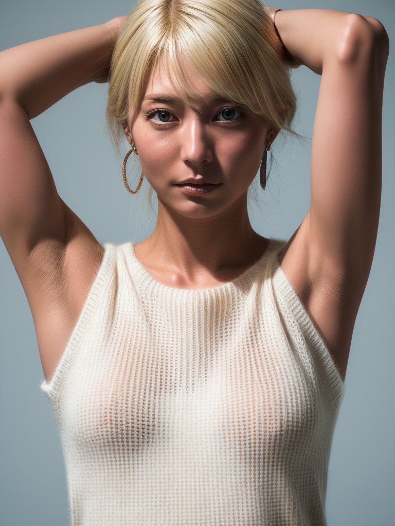 chikuwabu31's tweet image. 黒ギャルさんの腋(^^)

#PixAI #AIart #AIイラスト pixai.art 
#黒ギャル　#AI美女