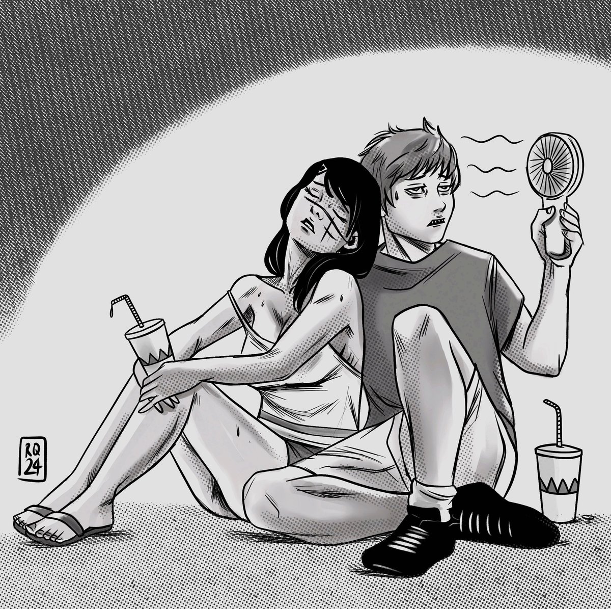 nekroticism's tweet photo. Reto: llegar al lunes en estado sólido 🫠
#chenso #chainsawman #denji #asa #doodle https://t.co/Ka8A3Fv1Ee