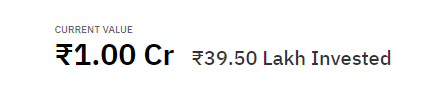 ccg33k's tweet photo. 🌟Portfolio Milestone Update : 1 Crore in single fund🌟
Started investing ₹50,000 every month in 2017 and today, I proudly own a portfolio worth ₹1 crore in Parag Parikh Flexicap Mutual Fund! Consistency pay off📈💪📊
Remember, every small step counts. Stay disciplined, invest wisely, and believe in the power of compounding! 💰✨ 🚀🚀🚀
#FinancialFreedom #Investing #WealthBuilding #MutualFundSahiHai
I was a bit hesitant to post it first, by hey! what's the use of anonymous account. 🤣
My Journey in 🧵.