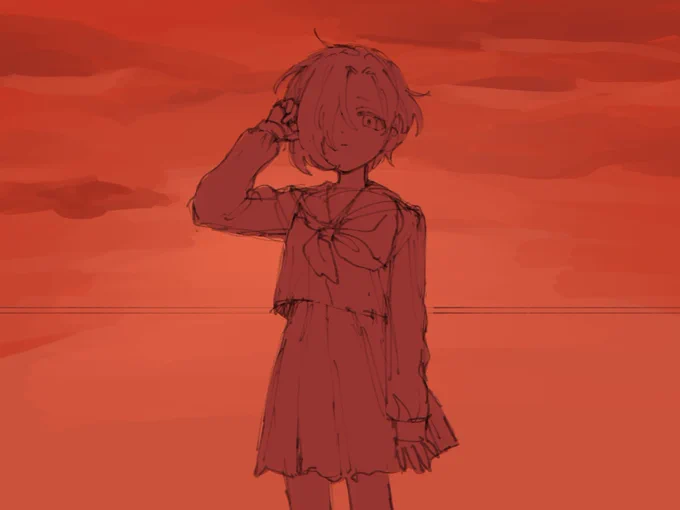描きかけで放置しまくりパロ絵あり 