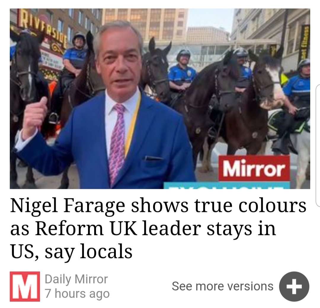 BobMacBobFace's tweet photo. Nigel Farage has always shown his true colors. He's never hidden who he is or what he stands for, and that's why so many people like him. #TrueToHimself #Farage https://t.co/G0Cle9Htg3