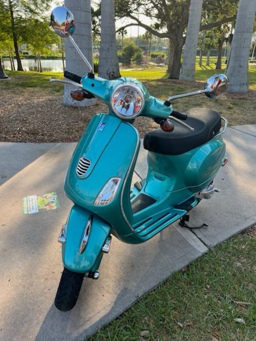 c__lap's tweet image. New unit- Gasoline green faggio mod