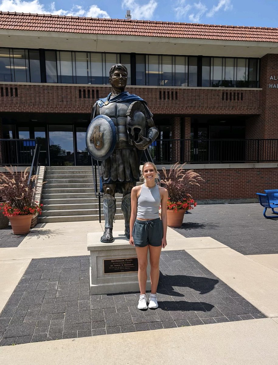 EllaHebard's tweet photo. Happy to have received an offer to play 🏀 from @AUSpartanWBB. Thanks to Coach Rebsom for a great visit. https://t.co/jqIUvn88Fy