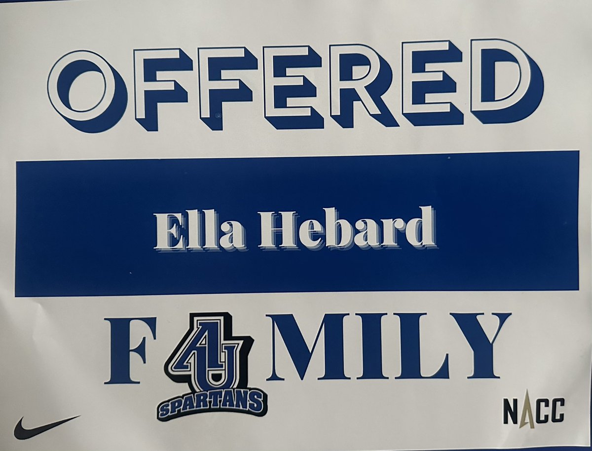 EllaHebard's tweet photo. Happy to have received an offer to play 🏀 from @AUSpartanWBB. Thanks to Coach Rebsom for a great visit. https://t.co/jqIUvn88Fy