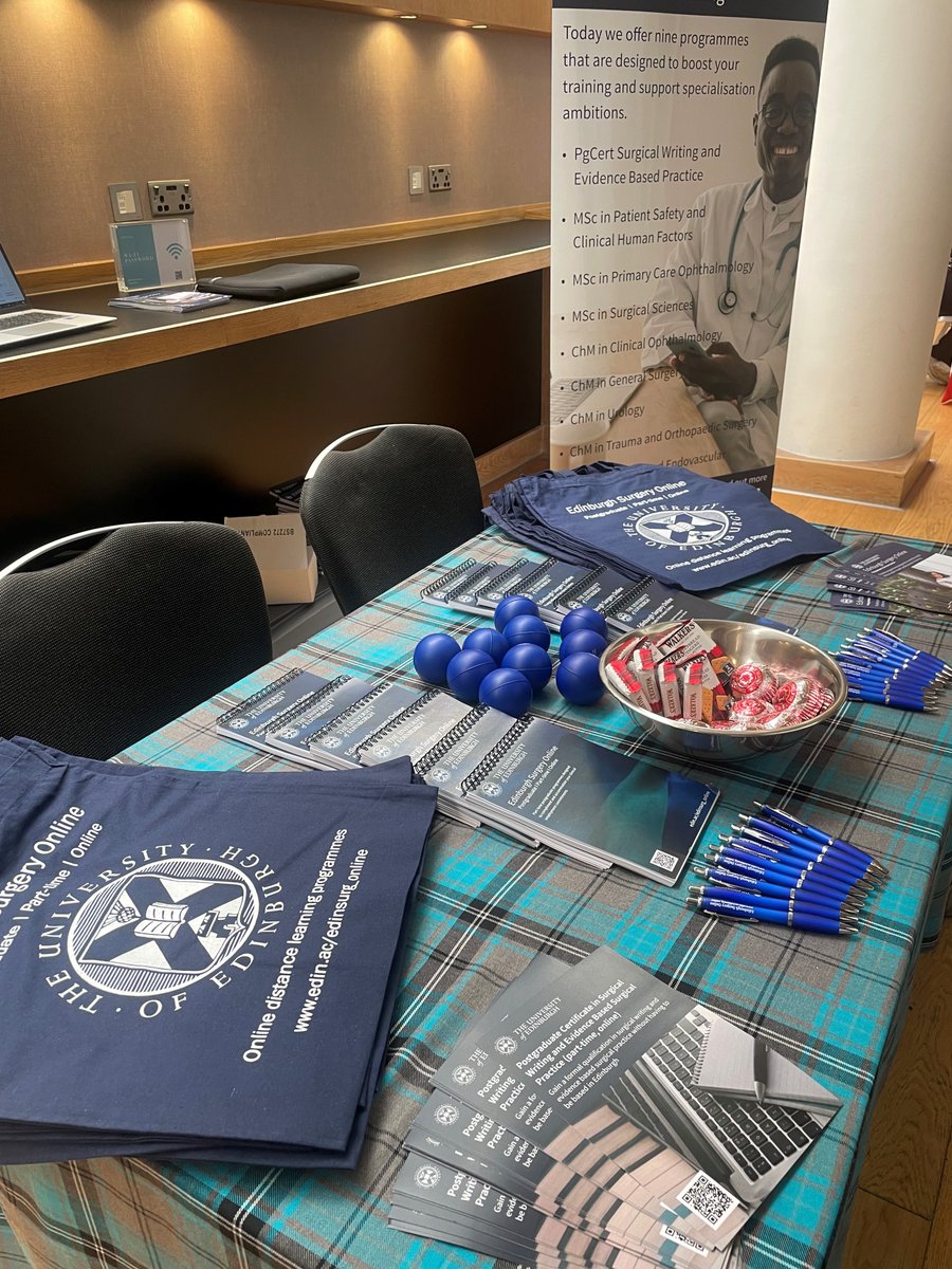 edinsurg_online's tweet photo. Are you attending Tomorrow's Doctors International Conference 2024 at @RoySocMed today?
Come and visit us to find out more about our programmes, we would love to see you!
@RCSEd @EdinburghUni
#tomorrowsdoctor #medicine #futuresurgery https://t.co/UnNaUwcTgf