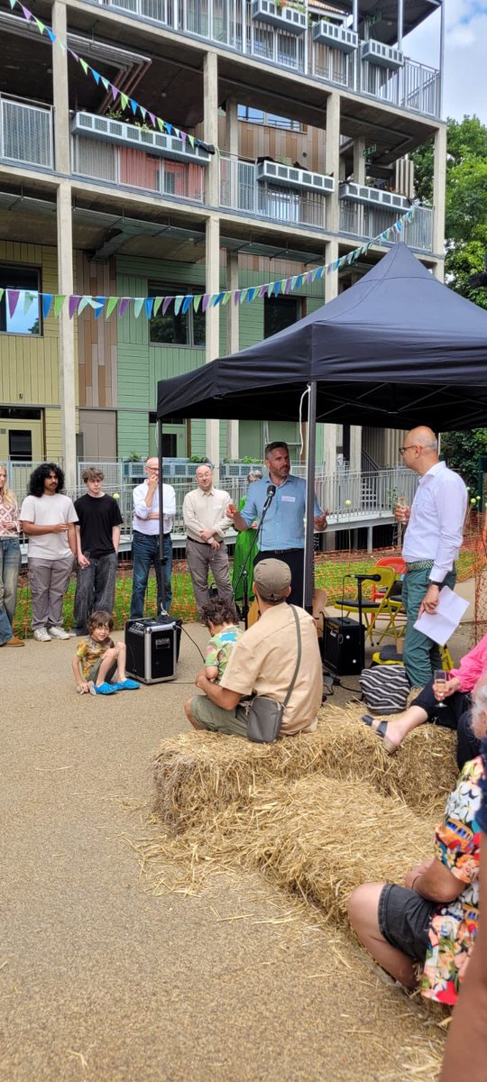 tomcopley's tweet photo. It was a real pleasure to celebrate the 36 new community-led and part-self build homes built by @RUSSLewisham at Church Grove this afternoon.

It’s taken 15 years and vast amounts of time, energy and dedication. I’m proud that the scheme received funding from the @MayorofLondon. https://t.co/JFPprvakRb