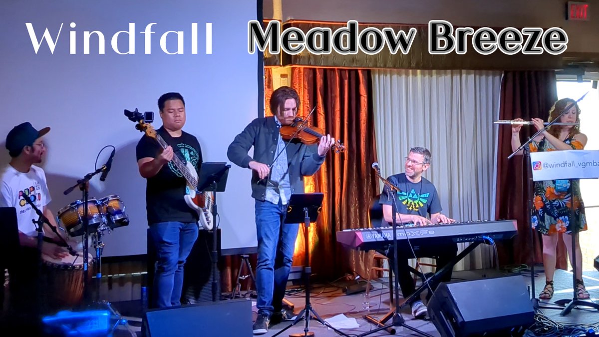 We have a video up from our set this year at <a href="/VGMCon/">VGM CON</a>! Enjoy "Meadow Breeze" from Kirby Mass Attack, featuring the amazing <a href="/elithebishop/">Eli Bishop</a> on violin! Youtube link ⬇️⬇️