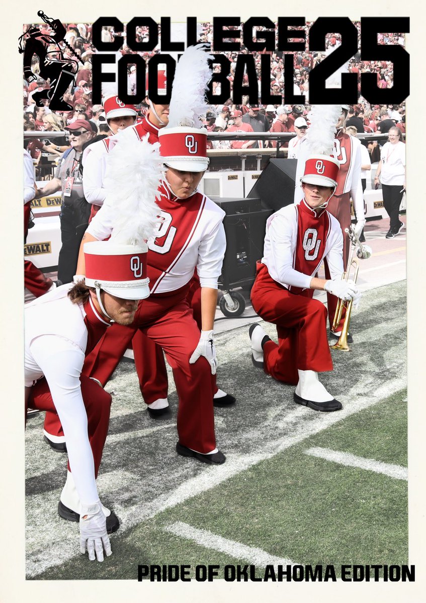 OU_ThePRIDE's tweet photo. #wereinthegame for EA College Football 25! If you've had the chance to take the Sooners to the College Football Playoff, you're sure to hear OUr favorite song! https://t.co/xhyt37oGH1