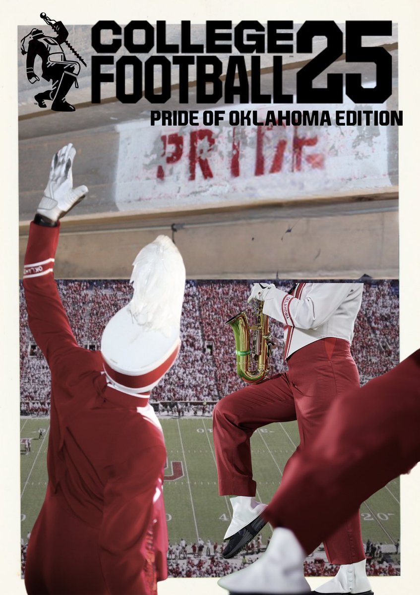 OU_ThePRIDE's tweet photo. #wereinthegame for EA College Football 25! If you've had the chance to take the Sooners to the College Football Playoff, you're sure to hear OUr favorite song! https://t.co/xhyt37oGH1