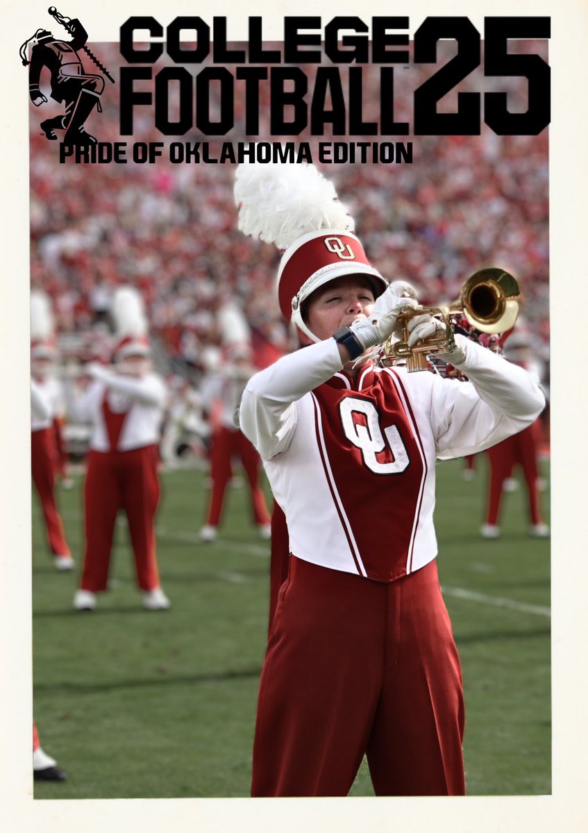 OU_ThePRIDE's tweet photo. #wereinthegame for EA College Football 25! If you've had the chance to take the Sooners to the College Football Playoff, you're sure to hear OUr favorite song! https://t.co/xhyt37oGH1
