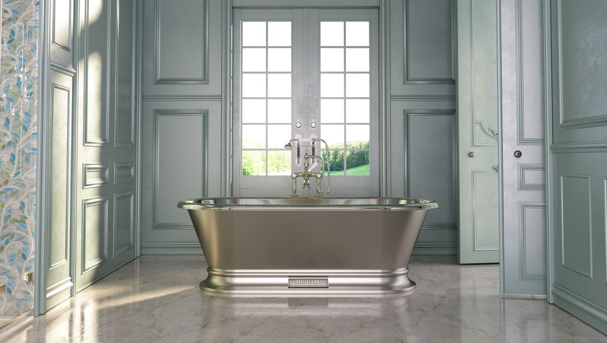 WHCopperbaths's tweet photo. Indulge in an artistic oasis that seamlessly combines eco-consciousness and pure glamour. Feast your eyes on this mesmerizing handcrafted copper bath, with sumptuous brushed nickel finish that will take your breath away. β€οΈπΏπ #ArtisticEcoGlamour #SustainableLiving #copperbath https://t.co/Hndul2CfYY