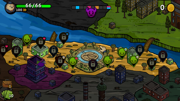 PoisonPillGames's tweet photo. In #Vegangsters you must take on criminal vegetables ๐ฅ๐ต๏ธ
Building sledgehammers, uncovering the city's inhabitants and ridding it of corruption is your mission ๐๐ช
#ScreenshotSaturday #Deckbuilder #Roguelike #TurnedBased #ใฟใผใณใใผใน https://t.co/UZ1LMQIjzX