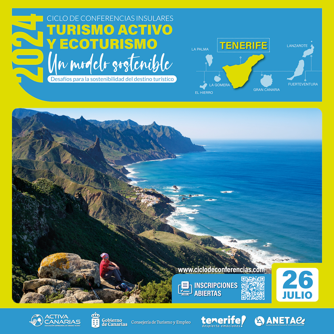 canarias_activa's tweet photo. #TURISMOACTIVO #ECOTURISMO #UNMODELOSOSTENIBLE #CANARIAS | #ActivaCanarias coorganiza junto a la Viceconsejería de Turismo del Gobierno de Canarias este ciclo de conferencias que celebra un encuentro en Tenerife https://t.co/5y6cfGYi6X