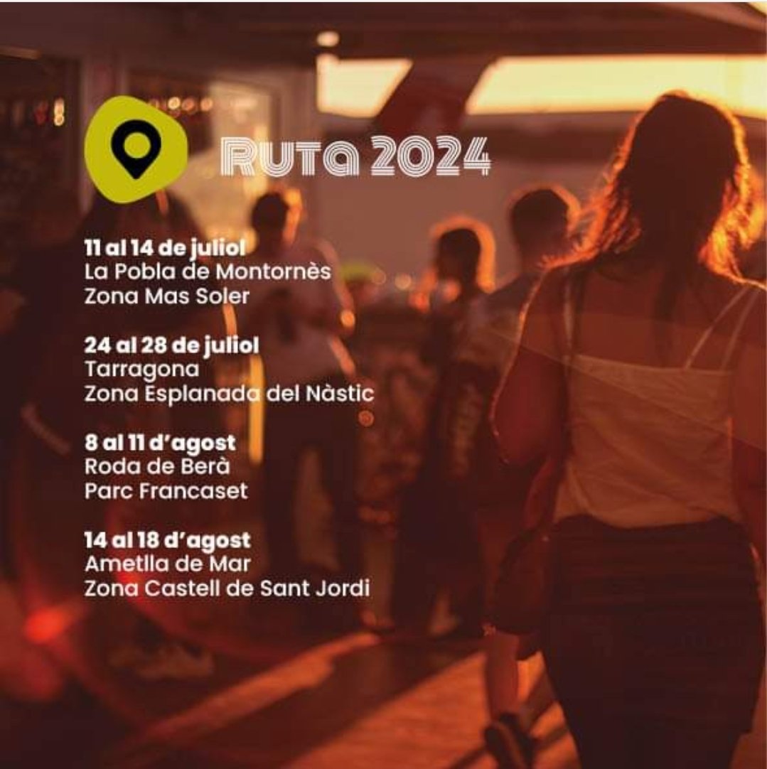 ElFrancRoig's tweet photo. Propera activitat al parc del Francaset arriba el #Landfest . Per més info: https://t.co/7qszgbDlCB
Vine del 8 al 11 d’agost al #FrancasetMasRoig @ajrodadebera https://t.co/aoJrC46ZBS