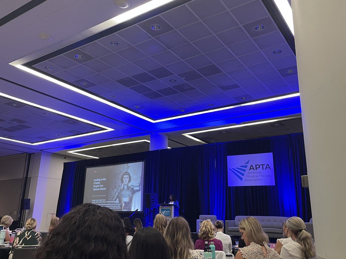 Ready to grow as a young #leader by learning from the women leaders in #physicaltherapy 💪

 @APTAtweets #Womensleadershipsummit #Leadershipcongress #Bettertogether #KC