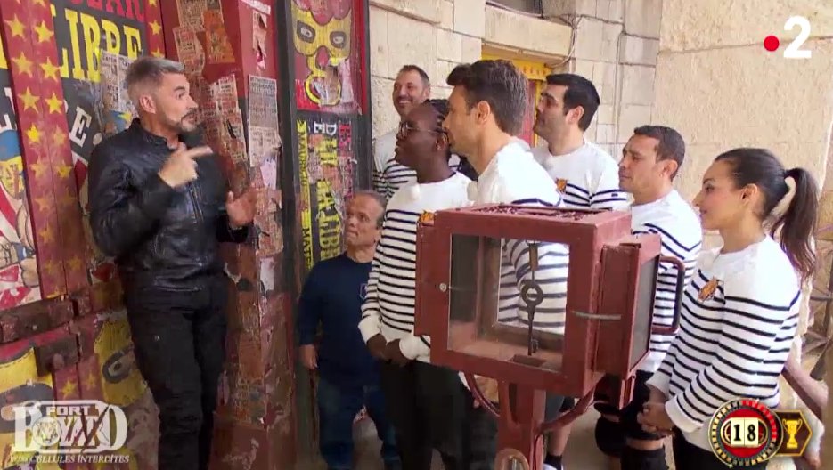Mediasinfos's tweet photo. C'est ce soir à 21H10 que la spéciale #JO2024 de #FortBoyard avec notamment @lartot #VincentClerc @brahiminside et @jbmarteau sera diffusée sur #France2. Le Père Fouras ouvrira la salle des trophées. Découvrez les premiéres images sur notre site ici: https://t.co/UUNW0rpxb2 https://t.co/fMM7WjffAy