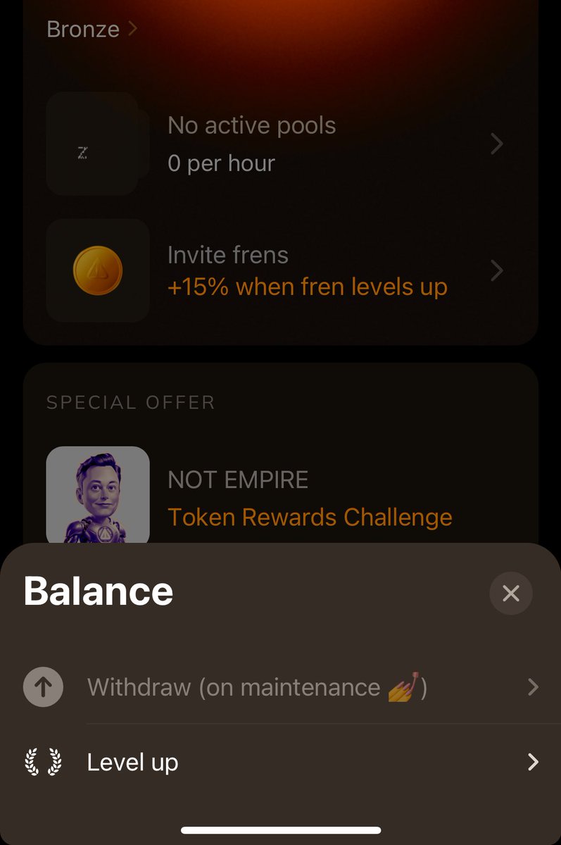 TripElec's tweet photo. @notcoin @TrustWallet @CoinMarketCap Withdrawal (on maintenance 💅🏾) wtf ? https://t.co/Hy1WsntIlf