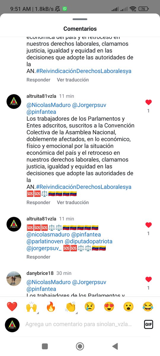 Altruista1981's tweet photo. @NicolasMaduro @Jorgerpsuv @pinfantea
Los trabajadores de los Parlamentos y Entes adscritos, suscritos a la Convención Colectiva d @Asamblea_Ven afectados en todos los aspectos..., y el retroceso en nuestros DDHH-Laborales #ReivindicaciónDerechosLaboralesya
🆘🆘⚖️⚖️🇻🇪🇻🇪🇻🇪🇻🇪🚭🚯🌳 https://t.co/hgxpx4na2Y