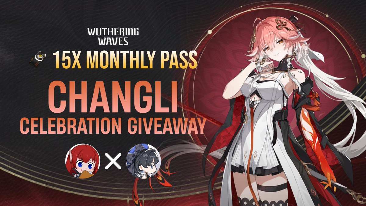 Naruvt0's tweet image. Let's celebrate the upcoming release of Resonator Changli with me and @Arikapsu!!  

First: We are giving away 15 LUNITE SUBSCRIPTIONS to lucky winners!
- Youtube +5 Winners 
- Twitter +5 Winners 
- Discord +5 Winners.   

Second: For our counselor ritual, PST's going to do live…