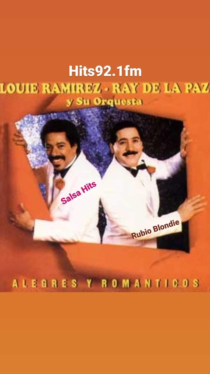 juansanjurjo6's tweet photo. Esté será el insade de hoy en el programa de salsa Brutal Hits 92.1 con el @RubioBlondie otro plato fuerte como ya nos tiene acostumbrado cada sábado @johhnyarrendel desde el medio día hasta la 6:00 PM solo para salseros de a verdura https://t.co/663FLhb5Zy