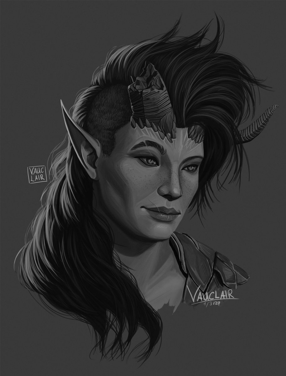 Portrait 9/30 - Karlach (Baldur's Gate 3) #BG3