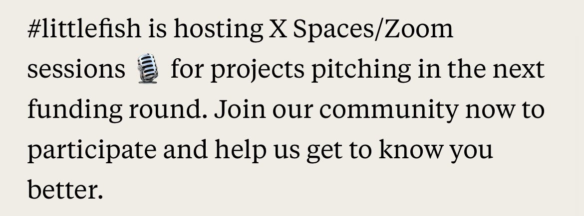 littlefish Foundation (@littlefishdao) on Twitter photo 