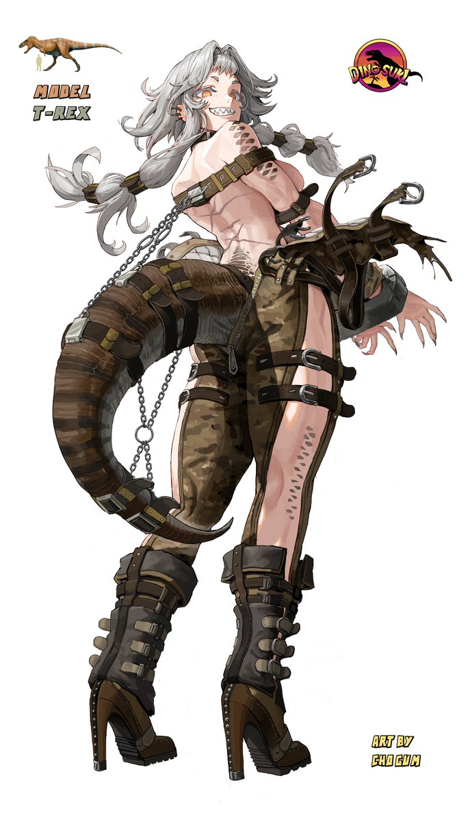 「#oc #dinosuki #ocart 」|cho gum / fevercell@お仕事募集中のイラスト