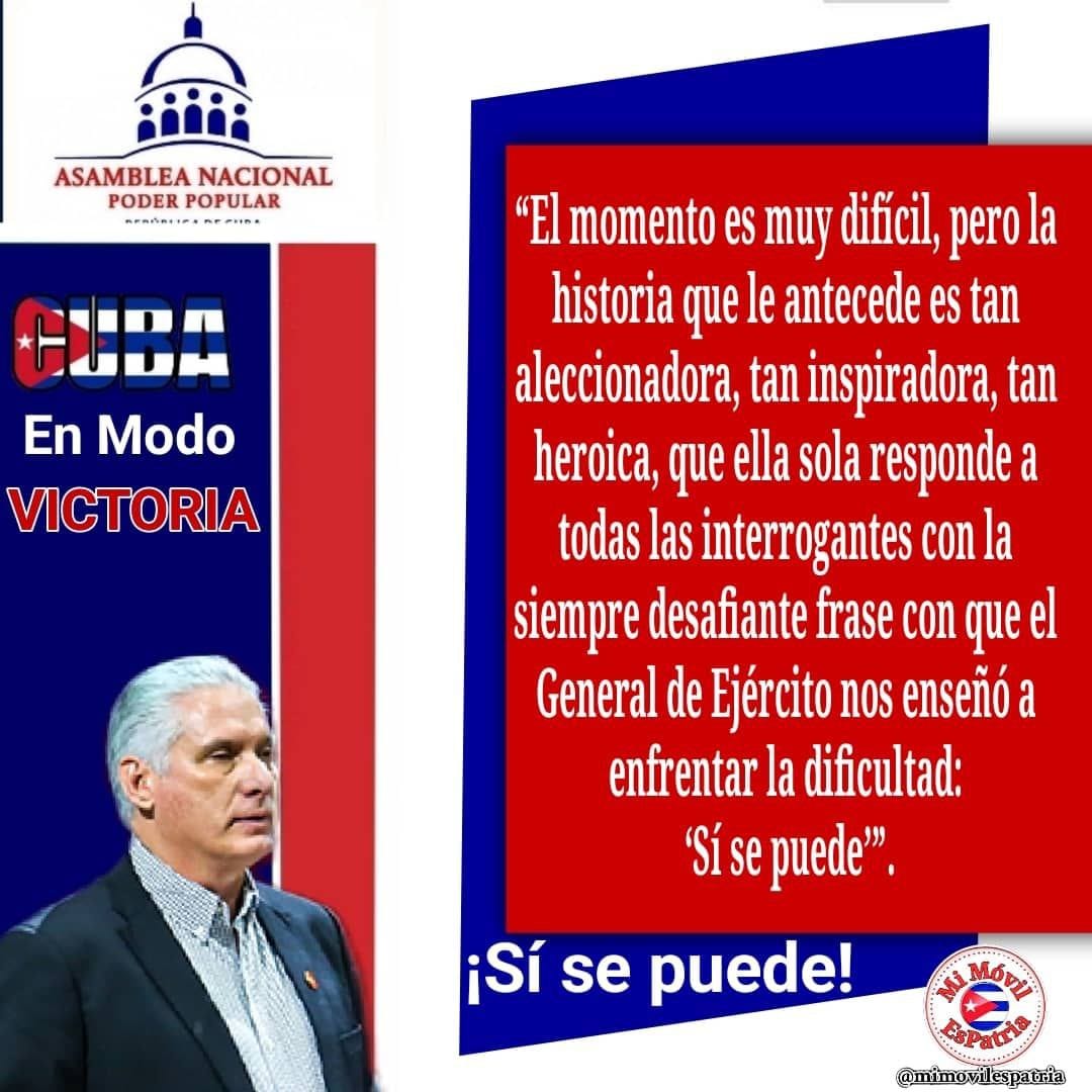 Inspirarnos en nuestra historia aleccionadora y heroica y guiarnos siempre por el ¡Sí se puede! de Raúl. ¡Venceremos!