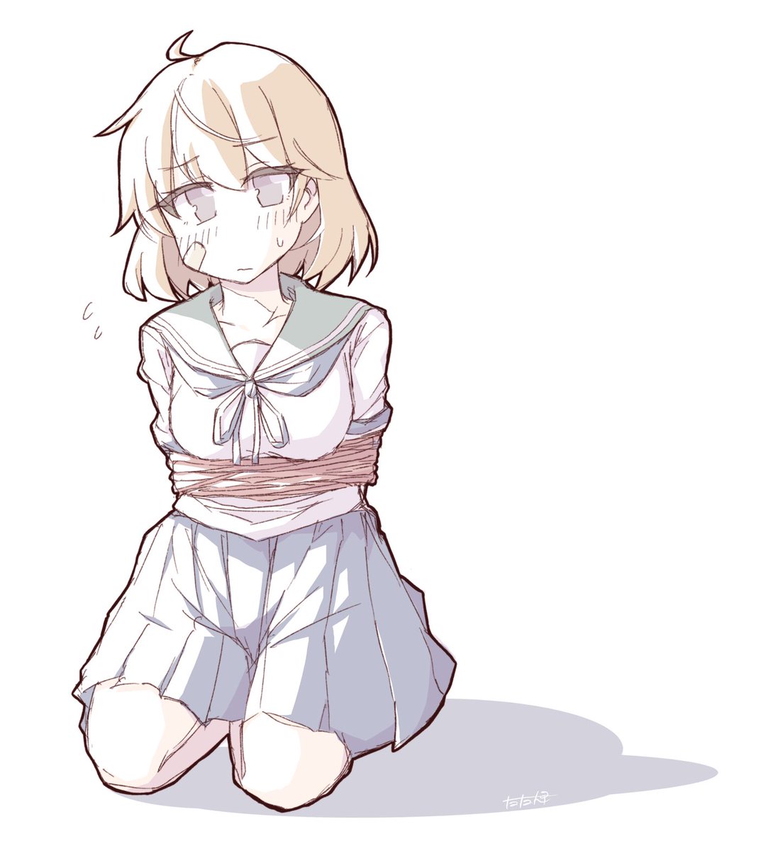 朧(艦これ) 「#見た人は必ず性癖を1つ絶対暴露するかるいお縛り 」|たた牌🀄のイラスト