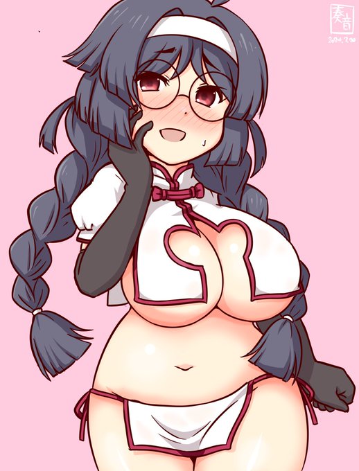 「本日は不肖、この平安丸がお世話を担当させていただきます…♥」

#艦これ版真剣お絵描き60分一本勝負_20240720
#平安丸 