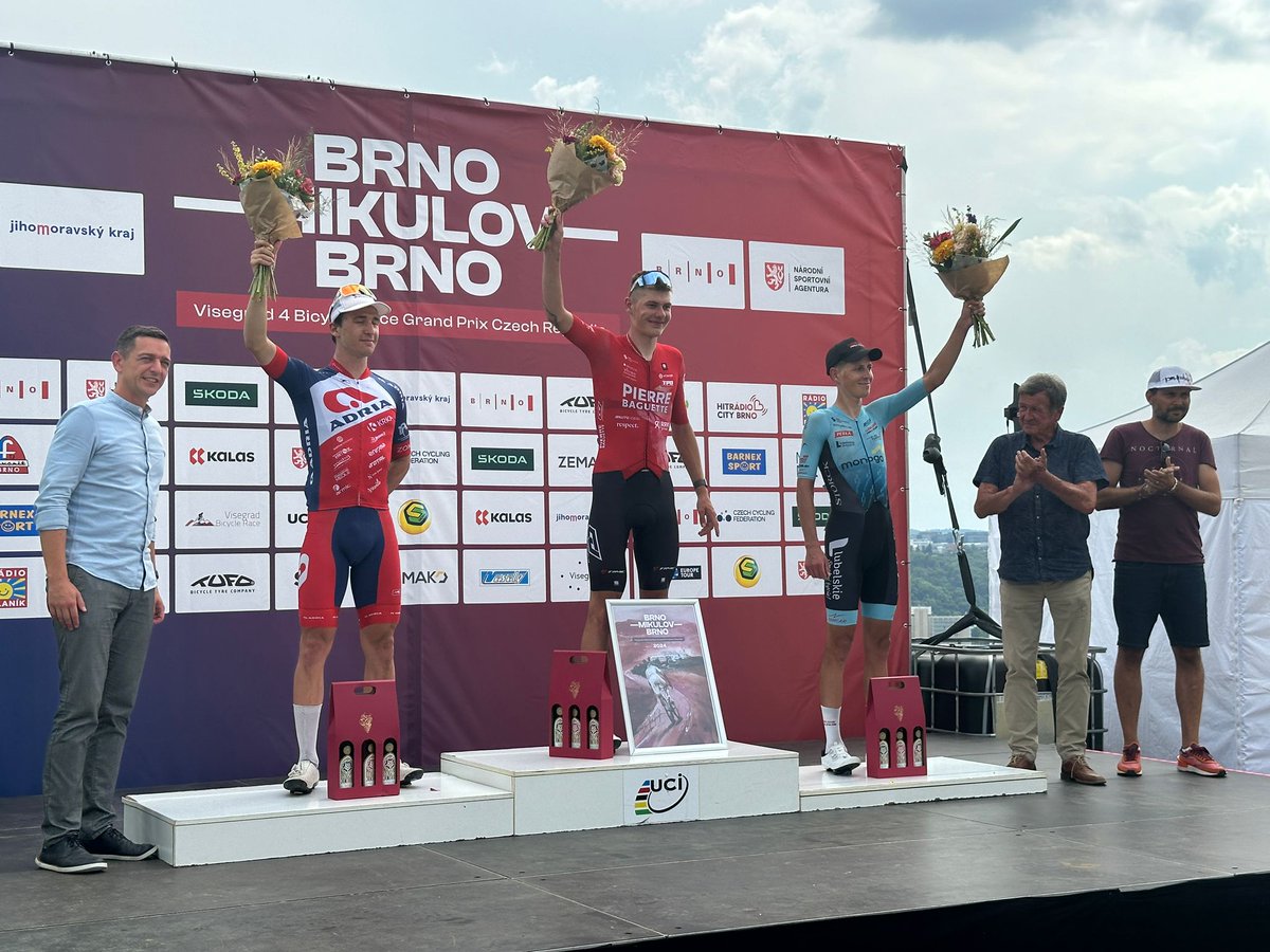 AMcyclingteam's tweet photo. Visegrad 4 Bicycle Race - GP Czech Republic(1.2), Brno, Barnabas Peak - 🥈Congrats !💪💪💪 https://t.co/NRzR0DxXkI