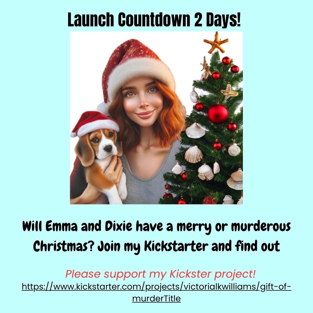 It's so close!!!!! Please click to support
Twinkling Ornaments, Theft and Murder; Holiday Return to Citrus Beach"
kickstarter.com/.../victorialk…