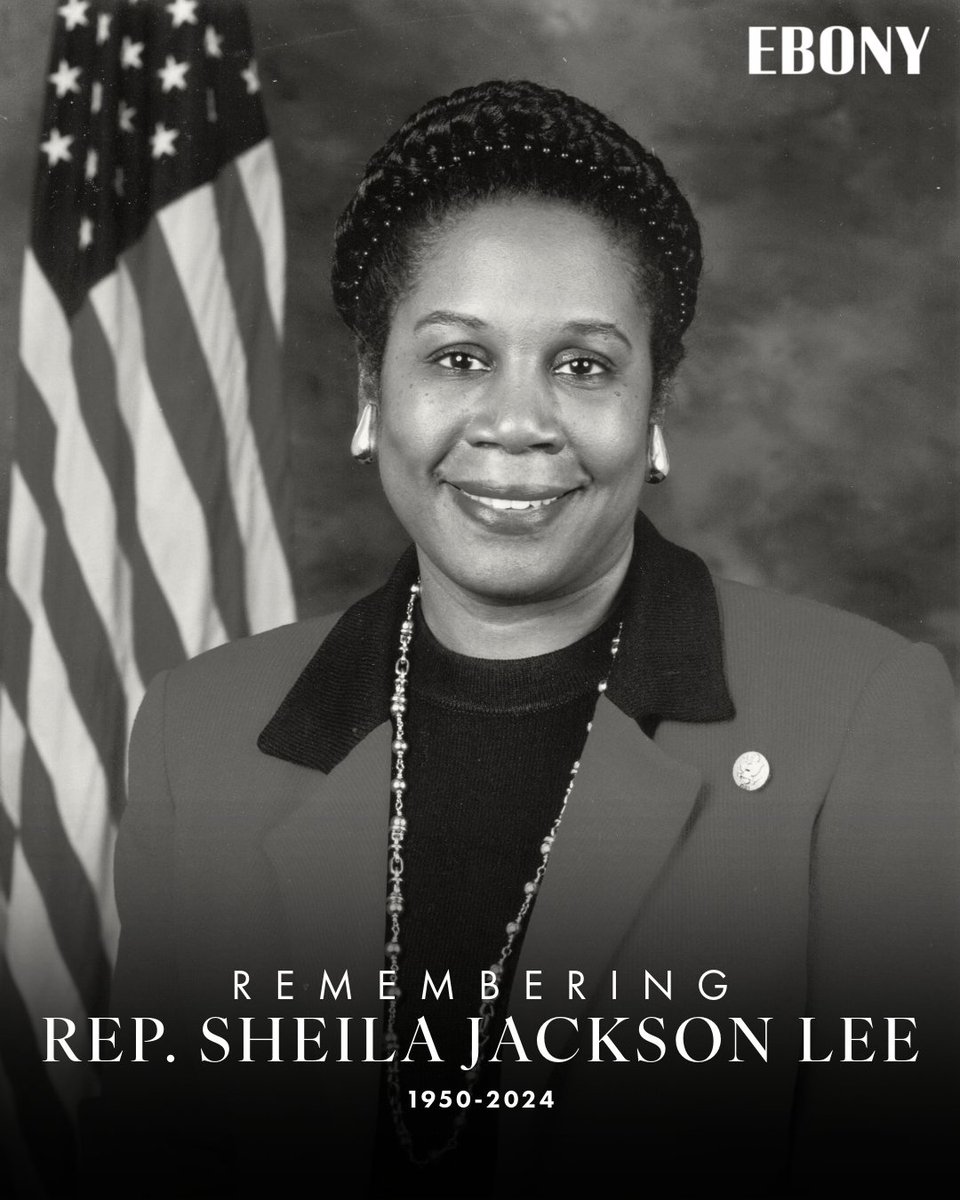 It is with profound sadness that we share our condolences for the passing of Rep. Sheila Jackson Lee (D-TX).
 
As we send our thoughts and prayers to her family, may her spirit of resilience and dedication to public service be forever remembered and cherished.