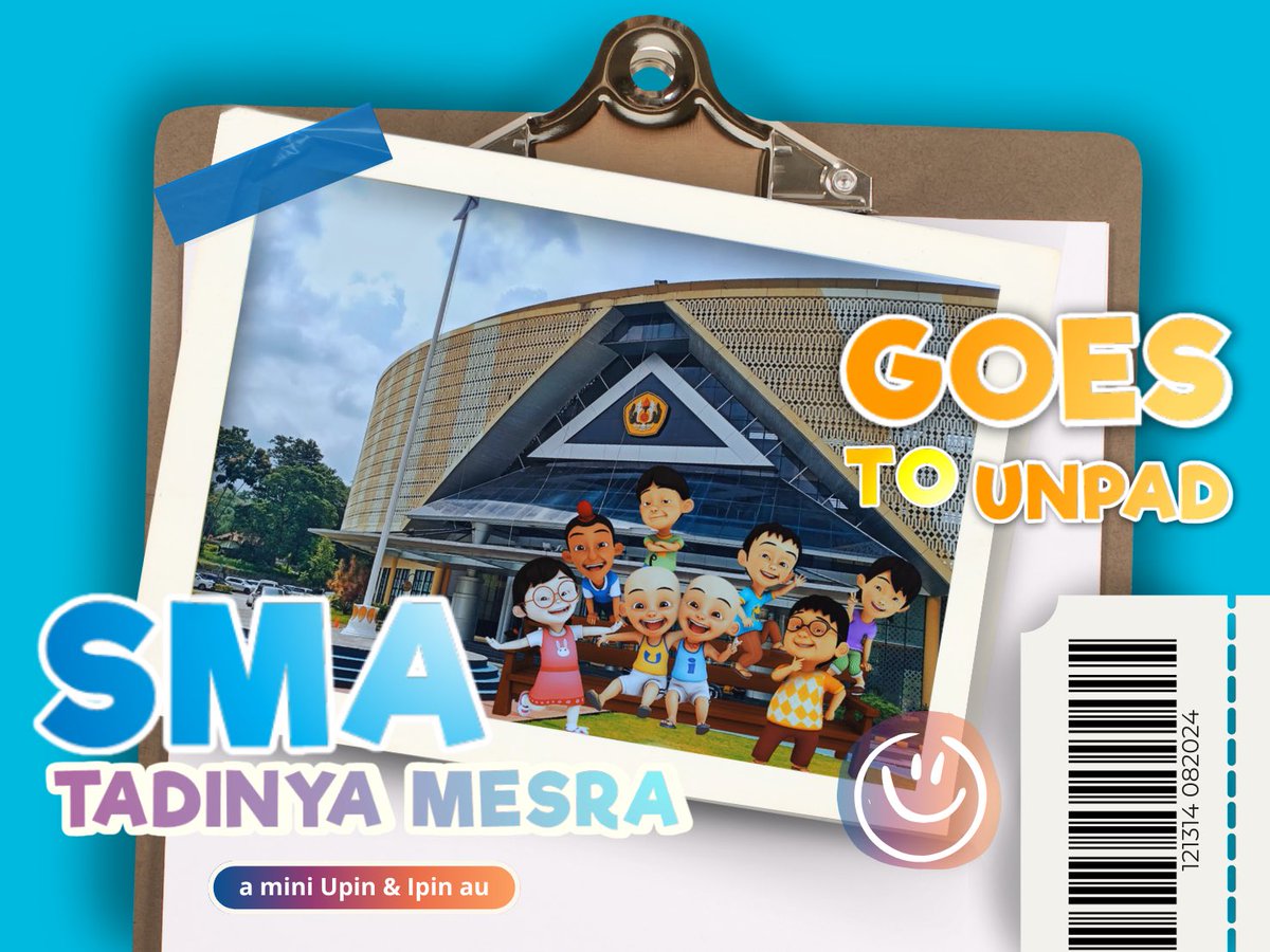 prabunpad's tweet photo. SMA Tadinya Mesra Goes to Unpad

- A mini Upin &amp; Ipin AU ☆
Written by Prabu Unpad https://t.co/tHs862DLyE