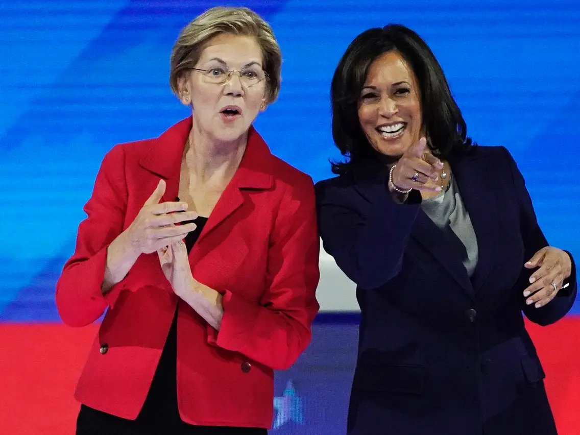 MarioNawfal's tweet photo. 🚨🇺🇸ELIZABETH WARREN: KAMALA IS READY TO DEFEAT TRUMP IN NOVEMBER

“Joe Biden is our nominee, and he has a really big decision to make.

Kamala is ready to step up, to unite the party, to take on Donald Trump, and to win in November, if Biden were to step aside.

If you’re running against a convicted felon, then a prosecutor like Kamala is really a good person to make that case.”

Source: MSNBC