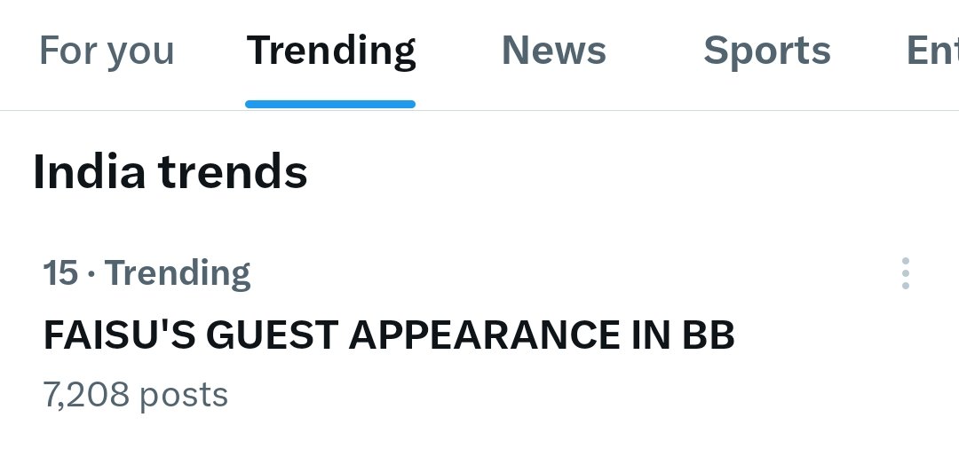 FLovelies07's tweet photo. Our Tagline FAISU'S GUEST APPEARANCE IN BB Is Trending At No 15 
Hashtag #FaisalShaikh Is Also Trending On For You Page  #WeekendKaVaar https://t.co/mhrlr1ukPf