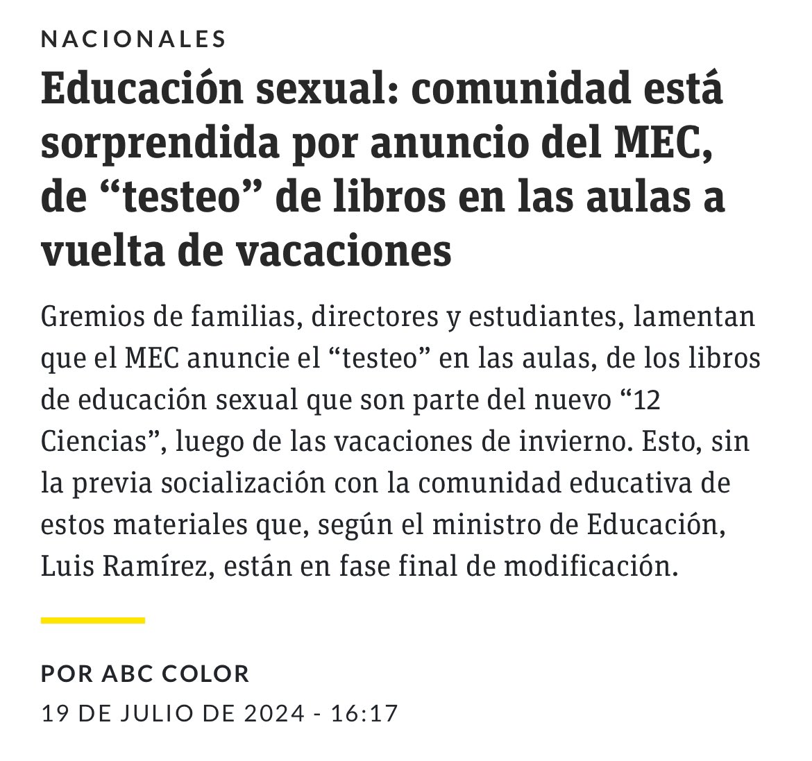 enriquegamarra's tweet photo. El testeo de las 12 ciencias ya se hizo el año pasado, con el agresivo Ortigoza, el delirante Griffith y la escritora ecuatoriana de ciencia ficción.

Y fue tan exitoso que cuando Ortigoza reapareció hace poco en un foro de docentes en Concepción lo echaron del recinto a gritos. https://t.co/pQZujiyJBG