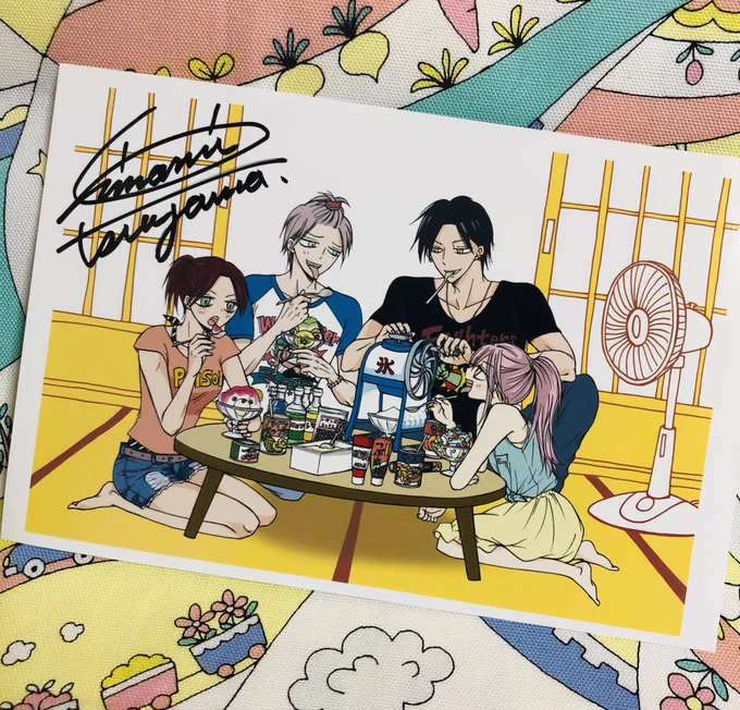 暑中お見舞い申し上げます!  ハイスコア最新23巻発売まで、あと5️⃣日!!  Amazonではもう書影出てました👇☺️   超よろしくです!!  🍧🍧🍧🍧😉❤️💚🩵💛