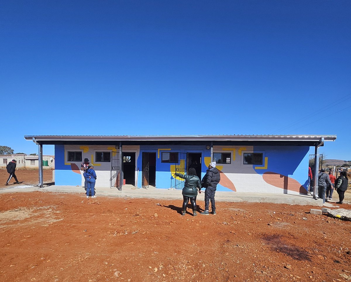 MIT_ORG's tweet photo. The official opening of the Mamoratwa Early Learning Center building in Seven Miles Village kuruman,Northen Cape. https://t.co/ZEMiFcaY45
