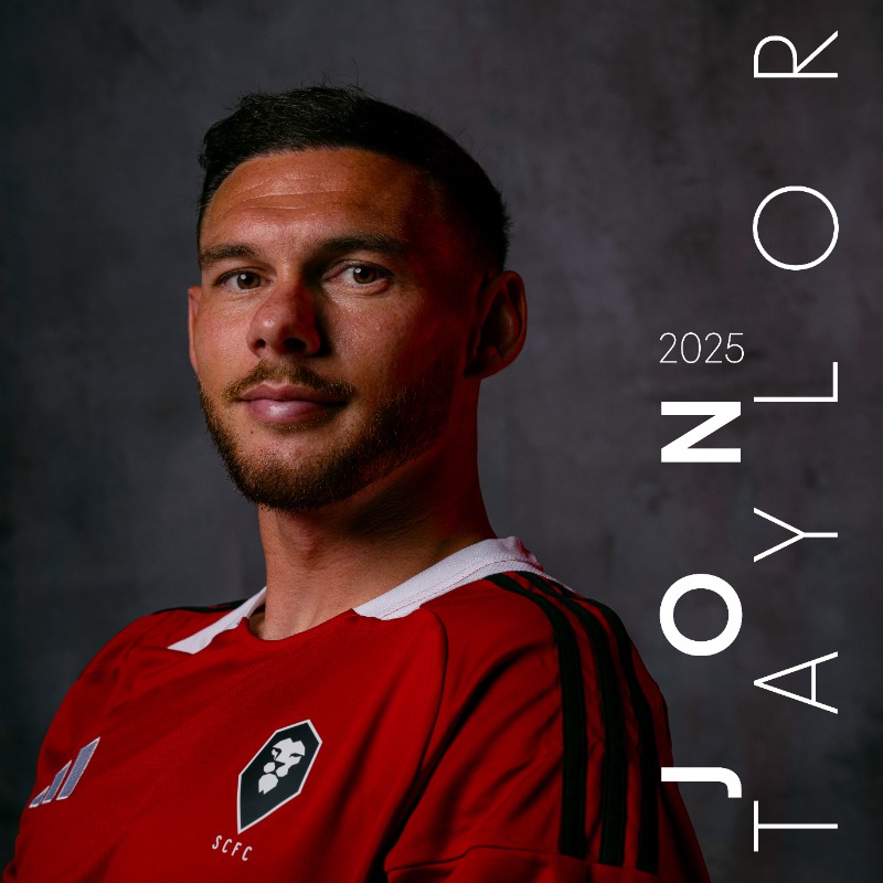 SalfordCityFC's tweet photo. Salford City welcomes Jon Taylor to The Peninsula Stadium ahead of the 2024-25 season after a successful trial period!

The two-time promotion winner has signed a one-year deal 🤝